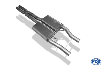 FOX Nerezový výfuk | Přední tlumič - Chrysler 300 C, SRT8, 2004-2010, CR100040-VSD