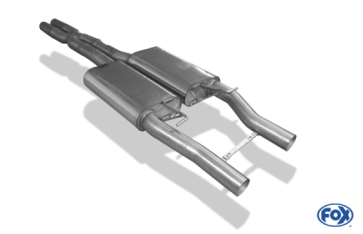 FOX Nerezový výfuk | Přední tlumič - Chrysler 300 C, SRT8, 2004-2010, CR100040-VSD