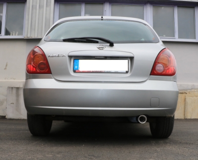 FOX Nerezový výfuk | Zadní tlumič - Nissan Almera (N16), 1.8, 2000-2007, NI031001-069