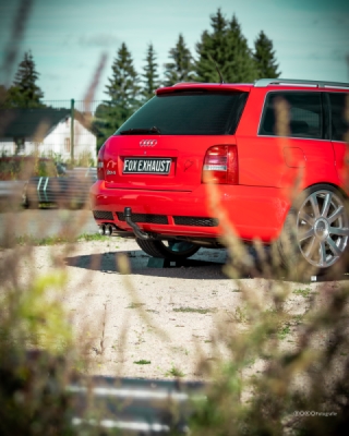 Audi RS4 B5 koncový tlumič výfuku - 2x90 Typ 24 FOX AU060142-272