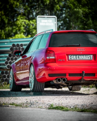Audi RS4 B5 koncový tlumič výfuku - 2x90 Typ 24 FOX AU060142-272