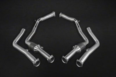 Downpipes včetně sportovních koček 100cpi CAPRISTO CAP-02MB-085-03-007