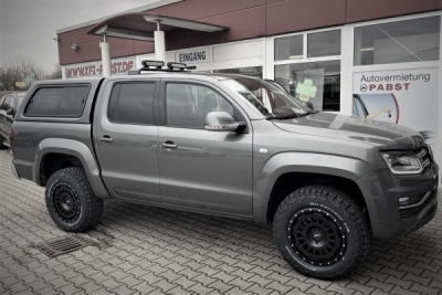 TWIN-MONOTUBE-PROJEKT AT1 ŠEDÁ, OCHRANNÝ PRSTENEC 8,5×18" 5×120 (VW T5, T6 / T6.1, Amarok)