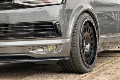 Twin-Monotube-Projekt AT1 černá matná, ochranný prstenec 9×20" 5×120 (VW T5 / T6 / T6.1)