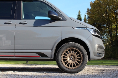 Twin-Monotube-Projekt AT2 bronzová - 8×18" 5×120 (VW Crafter + T5 / T6 / T6.1, MAN TGE)