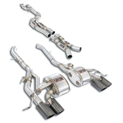 J-Pipe Touring Package with valves - completeDeletes the secondary catalytics + OPFs + mid resonator Supersprint 527740