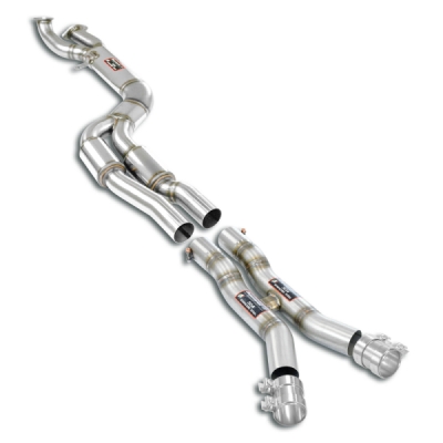 J-Pipe Touring PackageDeletes the secondary catalytics + mid resonatorsAccepts the Std - Oem muffler Supersprint 527760