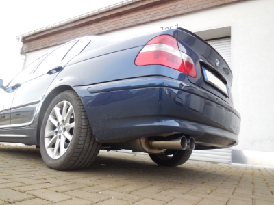 FOX Nerezový výfuk | Zadní tlumič - BMW 3-Series (E46), 330i, 2000-2006, BM022032-008