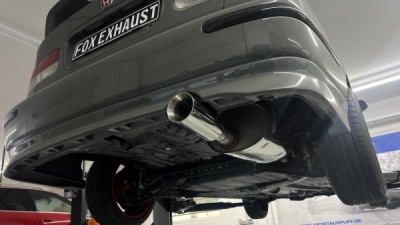 Honda Civic 6 - EJ6 Coupe Endschalldämpfer einflutig - 1x100 Typ 24