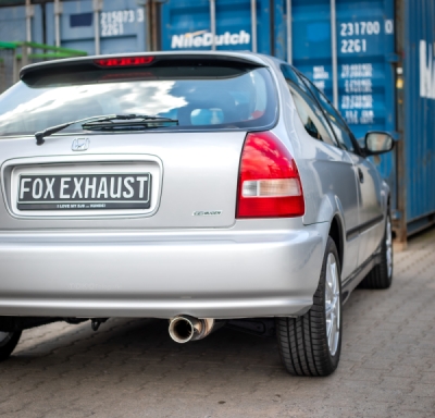Honda Civic 6 - EJ9 Hatchback Endschalldämpfer - 1x90 Typ 24
