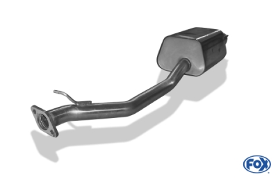 FOX Nerezový výfuk | Zadní tlumič - Honda Accord V, 1.8i, 1993-1998, HO041002-597
