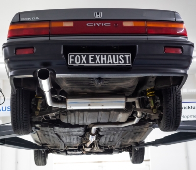 Honda Civic 4 - ED3 Endschalldämpfer quer - 1x100 Typ 10 links