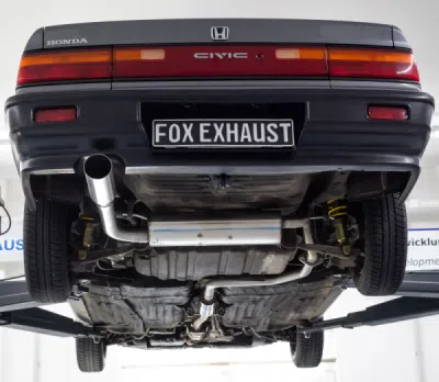 Honda Civic 4 - ED3 Endschalldämpfer quer - 1x100 Typ 10 links