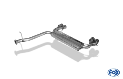 FOX Nerezový výfuk | Zadní tlumič - Honda Prelude IV (BB), 2.3i 16V, 1992-1997, HO081015-070