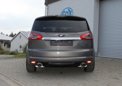 FOX Nerezový výfuk | Zadní tlumič - Ford S-Max (WA6), 2.0 EcoBoost, 2006-0, FO160013-461
