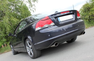 FOX Nerezový výfuk | Zadní tlumič - Volvo C70 II, T5, 2006-2013, VO051005-347