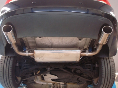 FOX Nerezový výfuk | Zadní tlumič - Volvo C70 II, T5, 2006-2013, VO051005-347