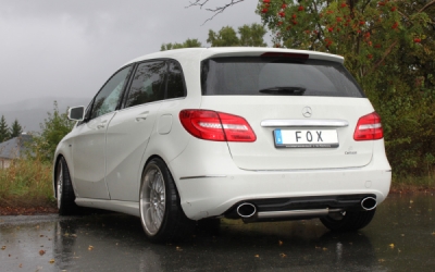 FOX Nerezový výfuk | Zadní tlumič - Mercedes-Benz B-Class (W246), B250, 2012-0, MB191003-351