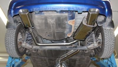 FOX Nerezový výfuk | Zadní tlumič - Hyundai Accent III (MC), 1.6 GLS, 2005-2011, HY022003-593
