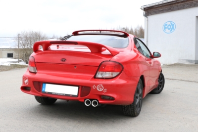FOX Nerezový výfuk | Zadní tlumič - Hyundai Coupe (RD), 2.0 16V, 1996-2002, HY071002-068