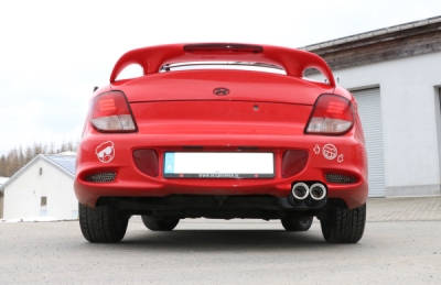 FOX Nerezový výfuk | Zadní tlumič - Hyundai Coupe (RD), 2.0 16V, 1996-2002, HY071002-068