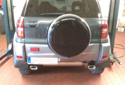 FOX Nerezový výfuk | Zadní tlumič - Toyota RAV 4 II, 2.2 D-4D, 2000-2006, TO111013-593
