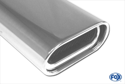 FOX Nerezový výfuk | Zadní tlumič - Mercedes-Benz M-Class (W163), ML270 CDI, 1997-2005, MB060053-593