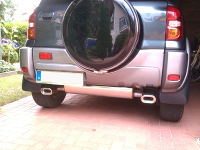 FOX Nerezový výfuk | Zadní tlumič - Toyota RAV 4 II, 2.2 D-4D, 2000-2006, TO111013-593