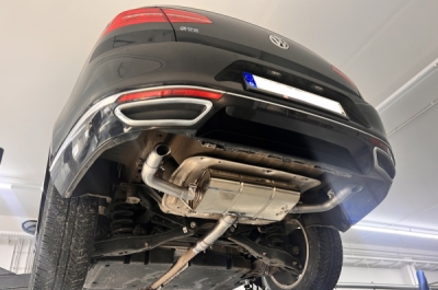VW Passat B8 GTE Finální tlumič výfuku - neviditelné výfuky FOX VW025005-001