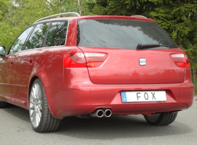 FOX Nerezový výfuk | Zadní tlumič - Seat Exeo (3R), 2.0 TDi, 2009-2014, SE090022-130