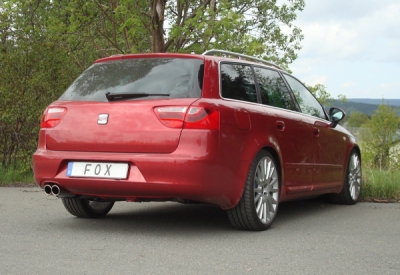FOX Nerezový výfuk | Zadní tlumič - Seat Exeo (3R), 2.0 TDi, 2009-2014, SE090022-130