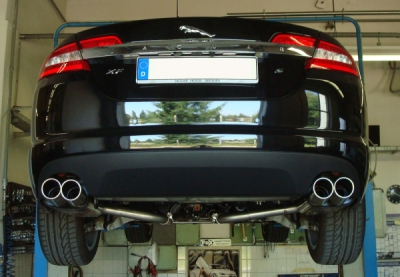 FOX Nerezový výfuk | Zadní tlumič - Jaguar XF (X250), 4.2 V8, 2009-2015, JA080024-132