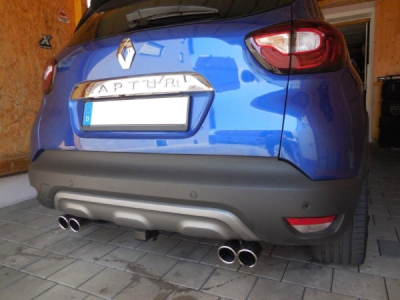 FOX Nerezový výfuk | Zadní tlumič - Renault Captur , 9 TCe 90, 2013-0, RE180013-128