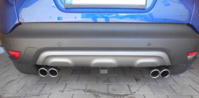 FOX Nerezový výfuk | Zadní tlumič - Renault Captur , 9 TCe 90, 2013-0, RE180013-128