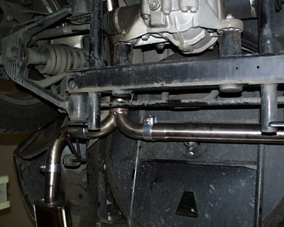FOX Nerezový výfuk | Zadní tlumič - Mercedes-Benz M-Class (W163), ML430, 1997-2005, MB060013-593