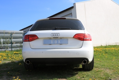 Audi A4/A5 typ B8 - 2,0l TFSI koncový tlumič výfuku pravý/levý sin FOX AU120093-133