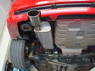 FOX Nerezový výfuk | Zadní tlumič - Peugeot 307 CC, 1.6 16V, 1993-2002, PE031061-349