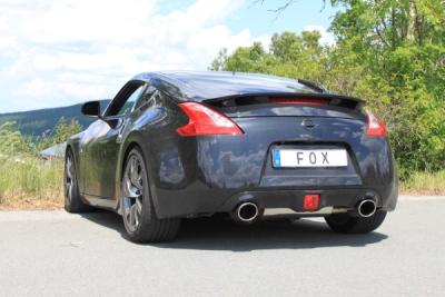 FOX Nerezový výfuk | Zadní tlumič - Nissan 370 Z (Z34), 3.7, 2009-0, NI181005-349