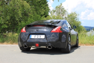 FOX Nerezový výfuk | Zadní tlumič - Nissan 370 Z (Z34), 3.7, 2009-0, NI181005-349