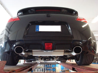 FOX Nerezový výfuk | Zadní tlumič - Nissan 370 Z (Z34), 3.7, 2009-0, NI181005-349
