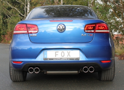 FOX Nerezový výfuk | Zadní tlumič - Volkswagen EOS (1F), 2.0 TFSi, 2006-0, VW190075-130