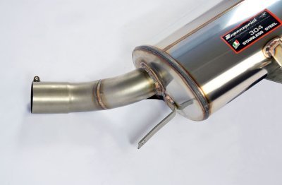 Zadní díl výfuku ∅90 mm – pro originální zadní nárazník Supersprint 789534