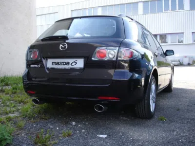 FOX Nerezový výfuk | Zadní tlumič - Mazda 6 (GG), 2.3, 2002-2008, MA190003-347