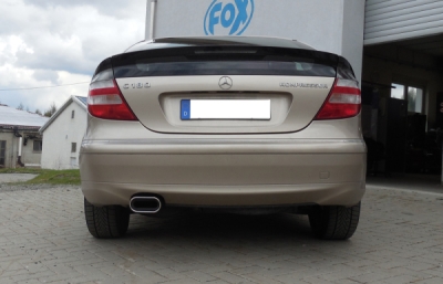 FOX Nerezový výfuk | Zadní tlumič - Mercedes-Benz C-Class (W203), C230, 2000-2008, MB031019-597