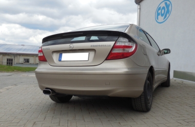 FOX Nerezový výfuk | Zadní tlumič - Mercedes-Benz C-Class (W203), C230, 2000-2008, MB031019-597