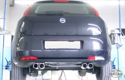 FOX Nerezový výfuk | Zadní tlumič - Fiat Grande Punto (199), 1.9D Multijet, 2005-2009, FI041043-068