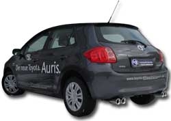 FOX Nerezový výfuk | Zadní tlumič - Toyota Auris, 2.2 TD, 2007-2012, TO190015-072