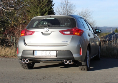 FOX Nerezový výfuk | Zadní tlumič - Toyota Auris, 1.8 VVT-i , 2013-0, TO191005-072