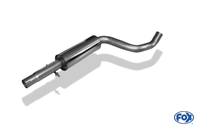 FOX Nerezový výfuk | Přední tlumič - Volkswagen Golf IV, 2.3 V5, 1997-2006, AU050070-VSD
