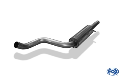 FOX Nerezový výfuk | Přední tlumič - Volkswagen Golf IV, 2.3 V5, 1997-2006, AU050070-VSD